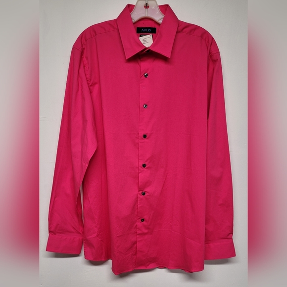 Apt. 9 Other - APT. 9 Men's Button Down Shirt New 16 1/2 Neck Slim Fit Stretch Fabric